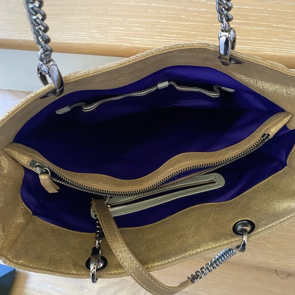 Henry Bendle gold purse with chain strap - Picture 2 of 2